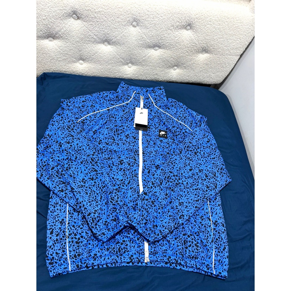 Men's Nike Air Safari Print Full Zip Woven Jacket Size Large NWT
